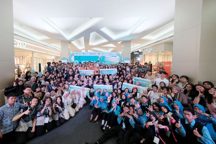BAHAGIA: Peserta dari 12 perusahaan siswa SMA-SMK inovatif tampilkan solusi bisnis hijau dan berkelanjutan di ajang PJI Company of the Year 2025.
