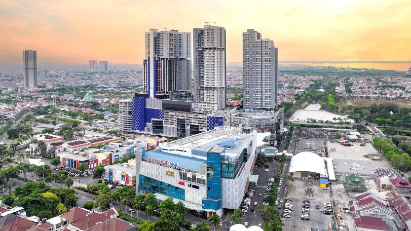 LUAS: Kawasan Pakuwon City seluas 1,1 hektare di Surabaya Timur yang akan kehadiran hotel baru yaitu Aloft Hotel.