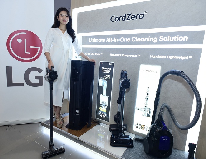 CANGGIH: Pemasaran vacuum cleaner LG, produk terbaru PT LG Electronics Indonesia (LG), sudah mulai berjalan.