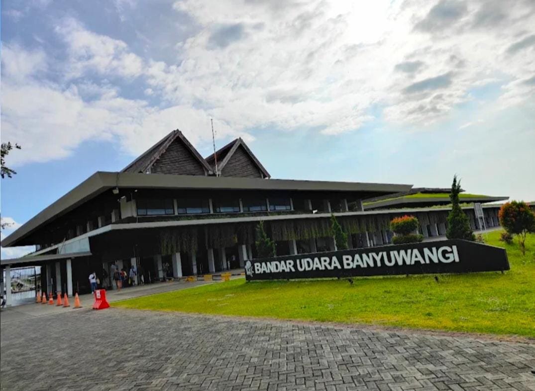 GREEN AIRPORT: Bandara Banyuwangi di Kabupaten Banyuwangi menjadi satu dari tiga Bandara di Jawa Timur yang berstatus internasional.