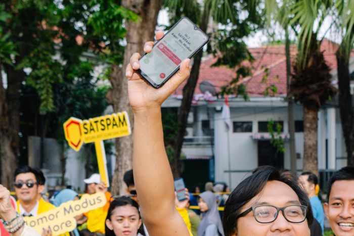 SIAP: IM3 melanjutkan Gerakan Nomor Modus No More di Surabaya untuk meperluas penggunaan fitur Satspam.