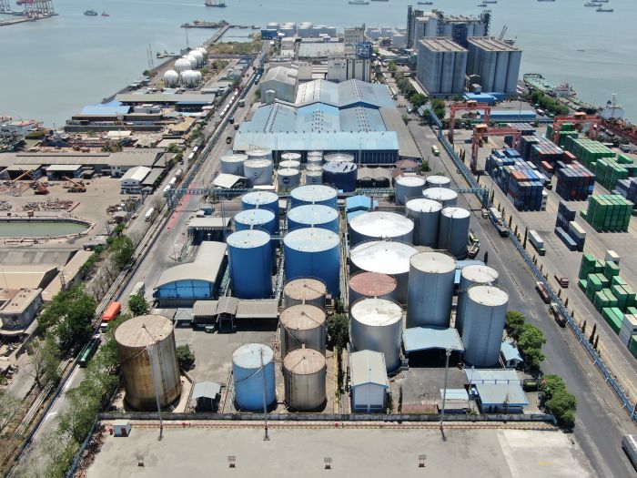 LUAS: Terminal Nilam di Pelabuhan Tanjung Perak Surabaya dipersiapkan menjadi pusat layanan curah cair produk chemical.