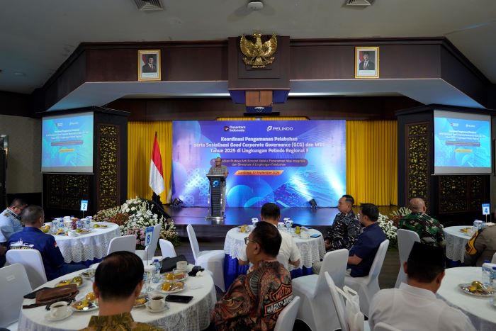 BERBAGI: Sosialisasi Good Corporate Governance (GCG) dan Whistleblowing System (WBS) Tahun 2025 di Lingkungan Pelindo Regional 3, Rabu (10/9/2025).