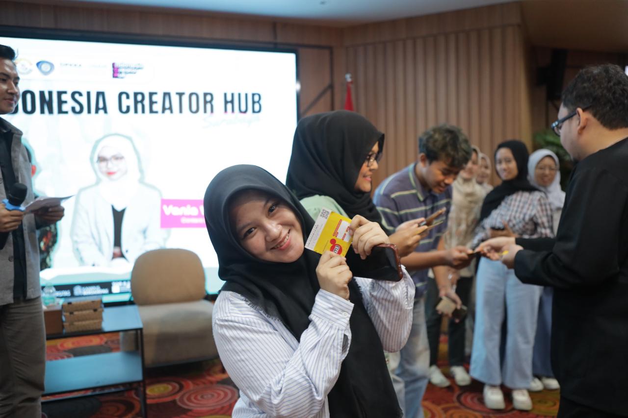 KUMPUL: Indosat Ooredoo Hutchison kembali menghadirkan Indonesia Creator Hub (ICH) di Universitas Airlangga (Unair), Kamis (11/9/2025).