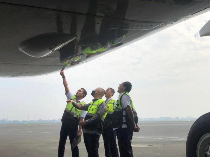 ILUSTRASI: Ramp check terhadap semua jenis moda transportasi, termasuk pesawat, wajib dilakukan menjelang masa Angkutan Nataru 2025/2026.