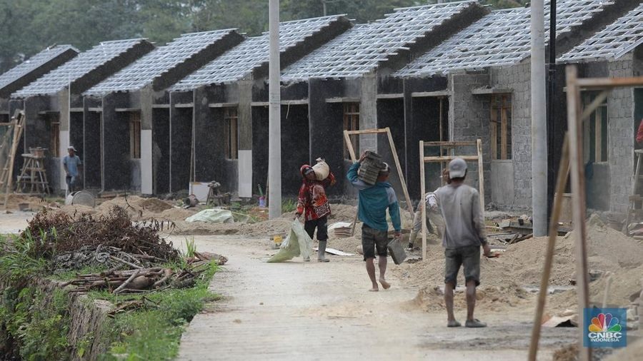 BANGUN: BP Tapera optimistis target penyaluran 350.000 unit rumah subsidi di tahun 2025 ini bisa mereka penuhi.