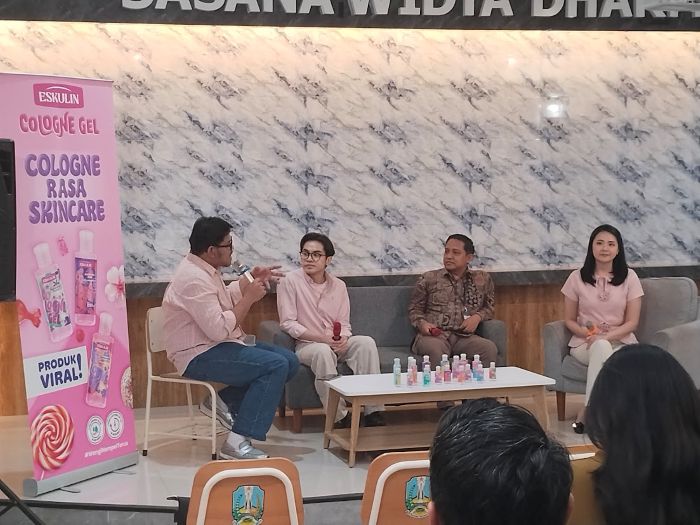 BERMANFAAT: Acara Kelas Wangi digelar di SMK Ketintang Surabaya sebagai rangkaian kegiatan di lima sekolah yang ada di tiga kota di Provinsi Jawa Timur.