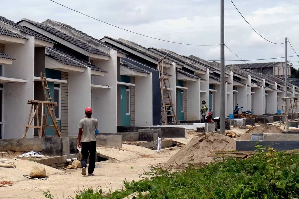 BERJAJAR: Deretan rumah yang dibangun lewat skema penyaluran dana Fasilitas Likuiditas Pembiayaan Perumahan (FLPP).