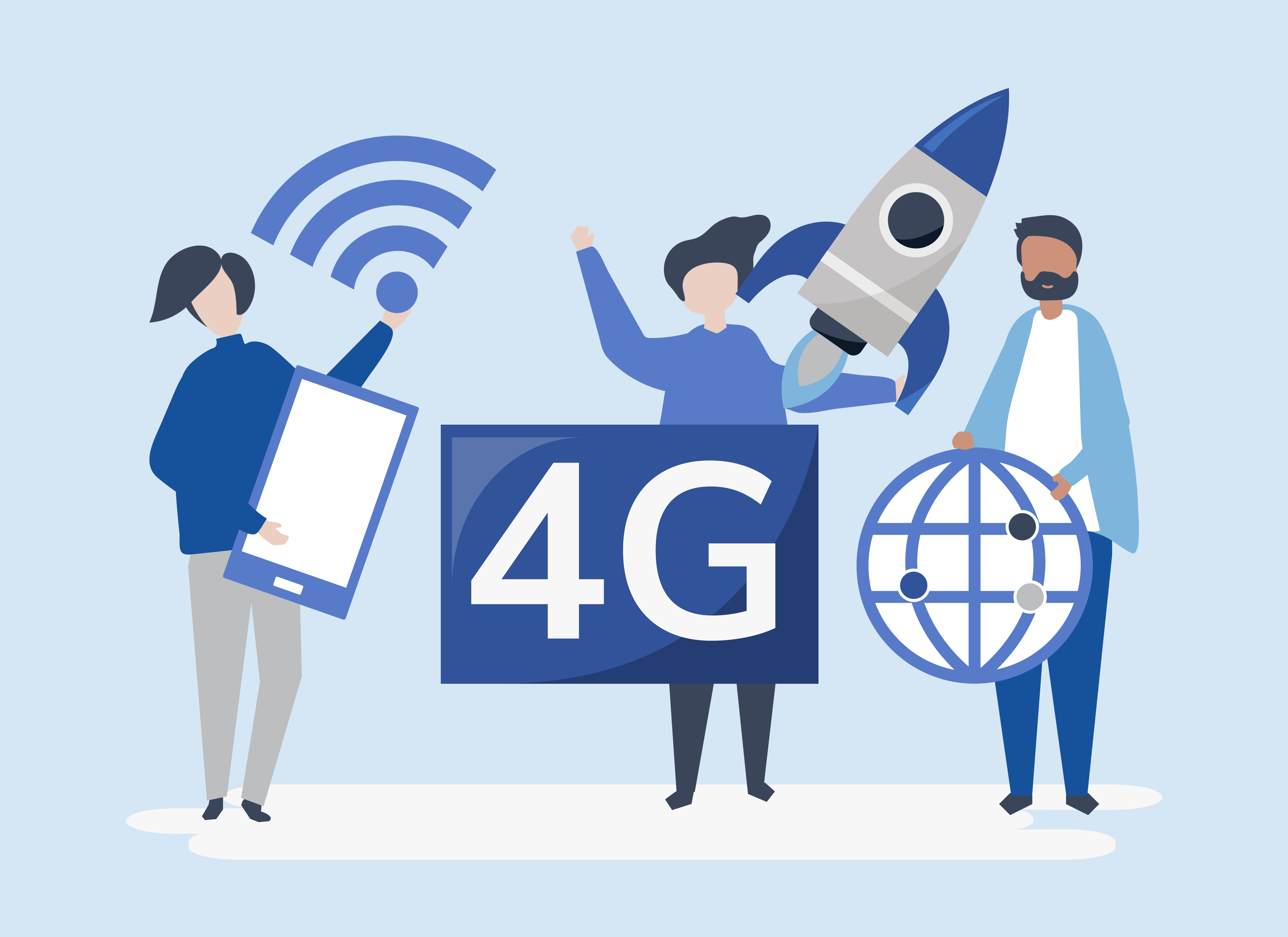 ILUSTRASI : Jaringan 4G akan segera merambah ke daerah terpencil.