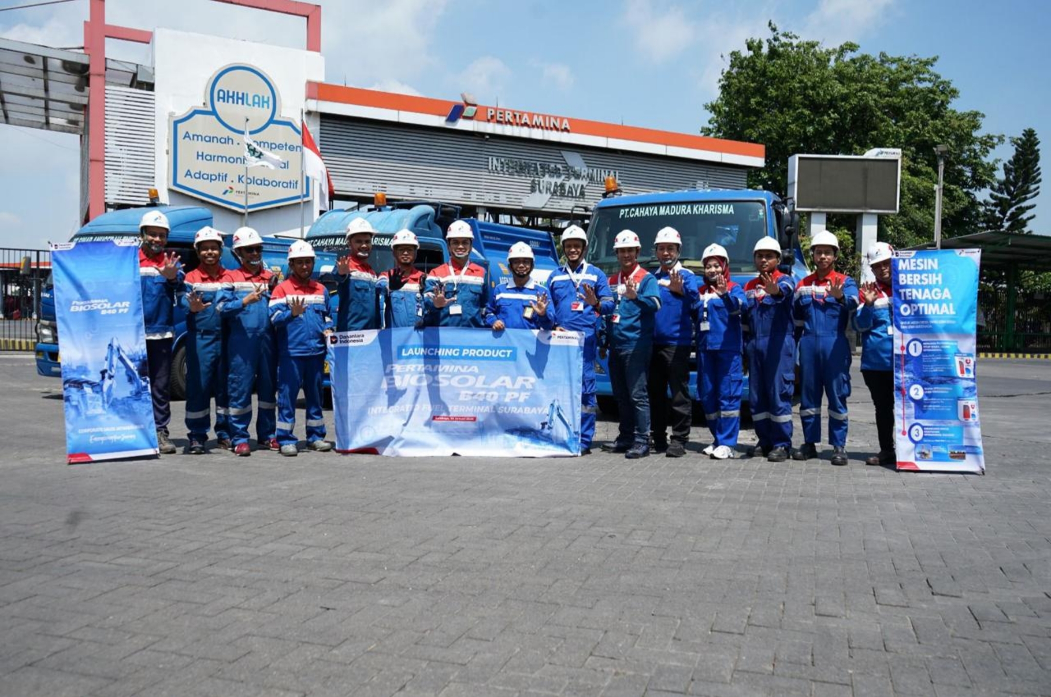 Pertamina Patra Niaga luncurkan Biosolar B40 BERSAMA: Performance (B40PF) sebagai upaya mendukung penggunaan energi yang lebih ramah lingkungan dengan kandungan energi nabati.