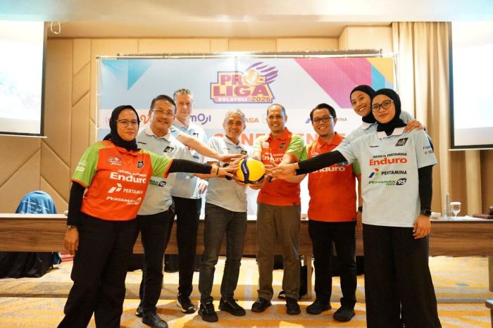 SIAP: Seri Proliga 2026 di Malang didukung penuh oleh Pertamina Group, mulai dari kesiapan venue dan operasional pertandingan, hingga berbagai aktivasi pendukung.&nbsp;