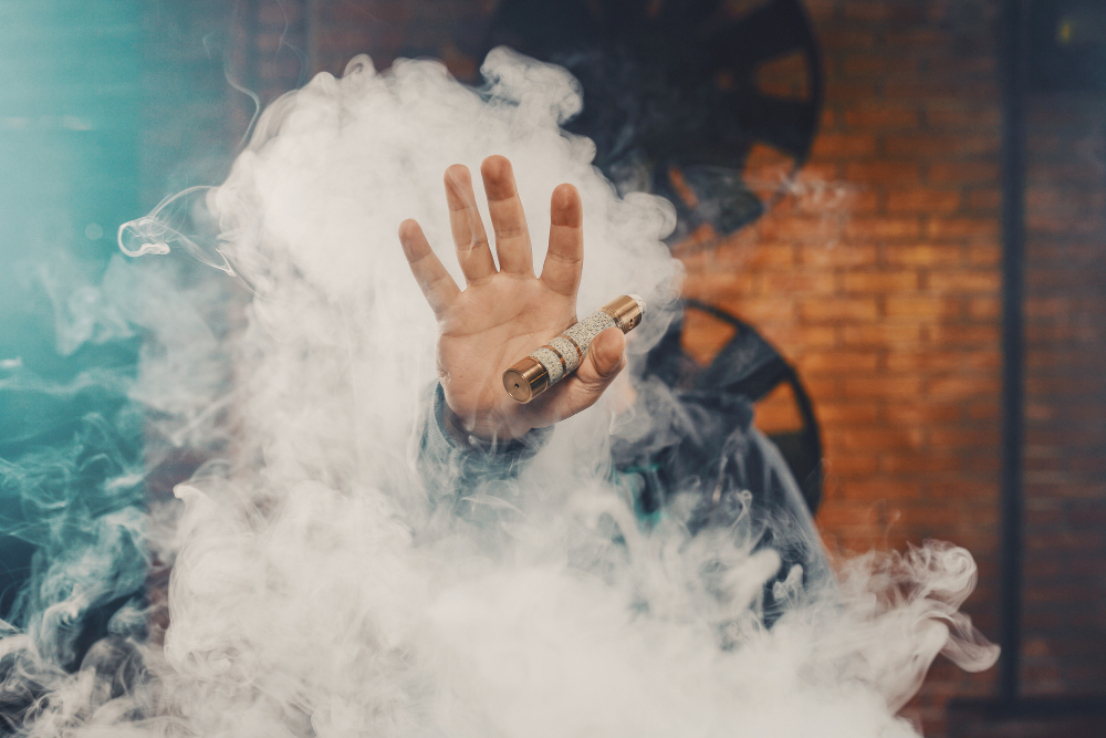 ILUSTRASI: Asap yang disebabkan vape