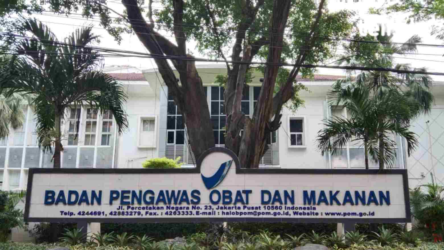 Gedung kantor Badan Pengawas Obat dan Makanan (BPOM) RI di Jakarta 