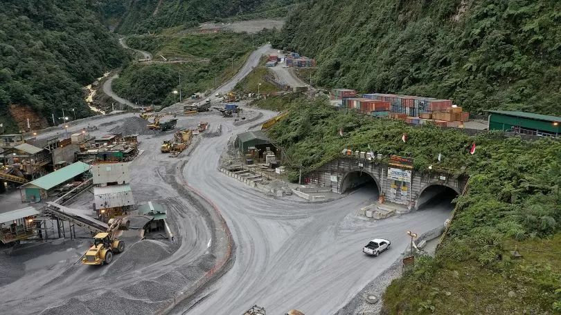 AKTIVITAS: Pabrik PT Freeport Indonesia (PTFI) di Tembagapura Papua.