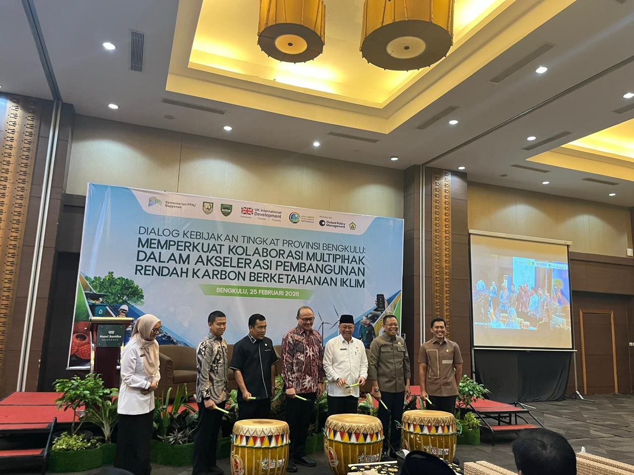 Kementerian PPN/Bappenas bersama Pemerintah Inggris (FCDO) menggelar Dialog Kebijakan PRKBI di Bengkulu.