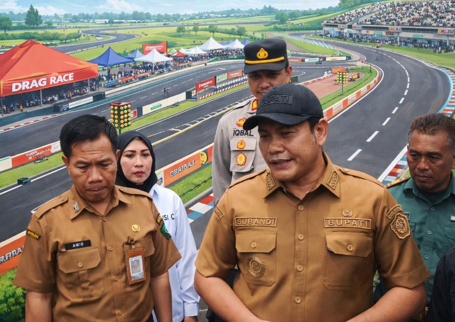 ILUSTRASI: Bupati Sidoarjo Subandi menegaskan, desain dan perencanaan teknis sirkuit telah disiapkan. Proyek tersebut menjadi salah satu prioritas strategis daerah untuk menekan praktik balap liar