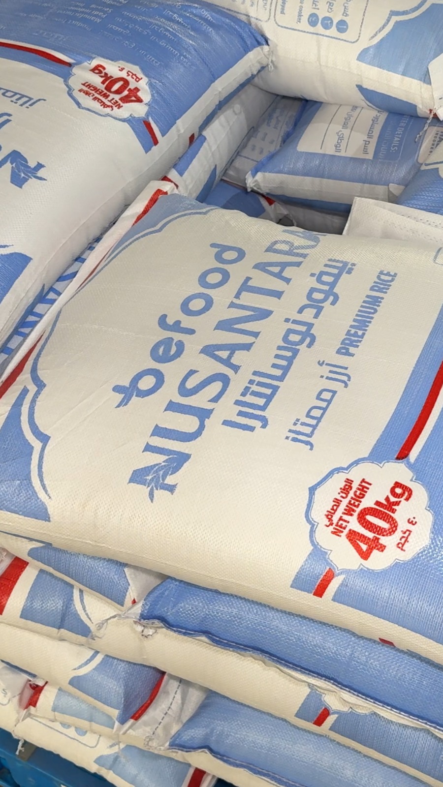 Stok Beras Premium Befood Nusantara untuk Ekspor ke Arab Saudi.