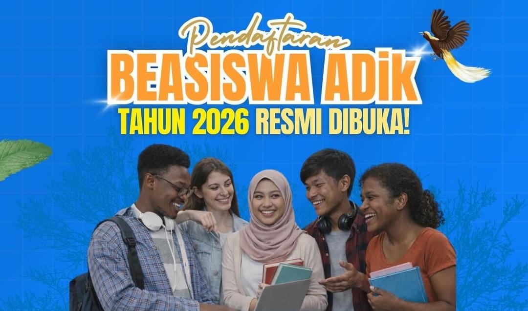 Resmi dibuka pendaftaran Beasiswa ADik 2026