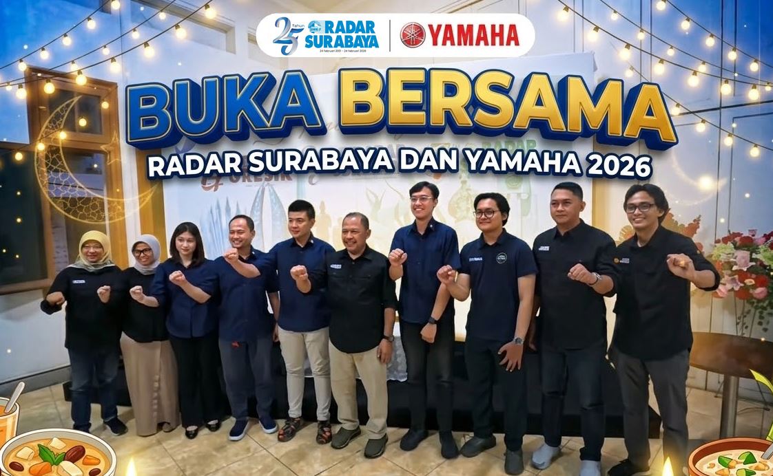 Momen ini bukan sekadar buka puasa bersama, tetapi juga menjadi ajang mempererat hubungan kemitraan Radar Surabaya dan Yamaha yang sudah terjalin lebih dari satu dekade.