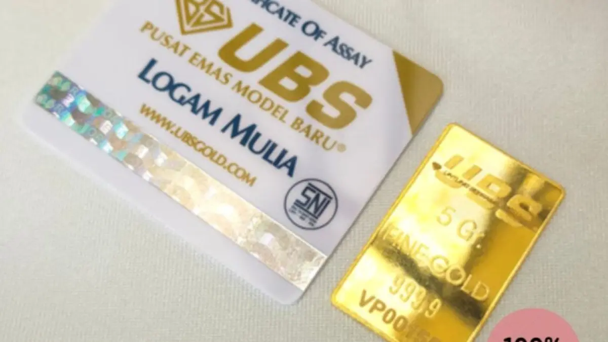 Harga emas Pegadaian hari ini 16 Maret 2026 terpantau stabil. Emas UBS berada di Rp3.026.000 per gram dan Galeri24 Rp3.012.000 per gram