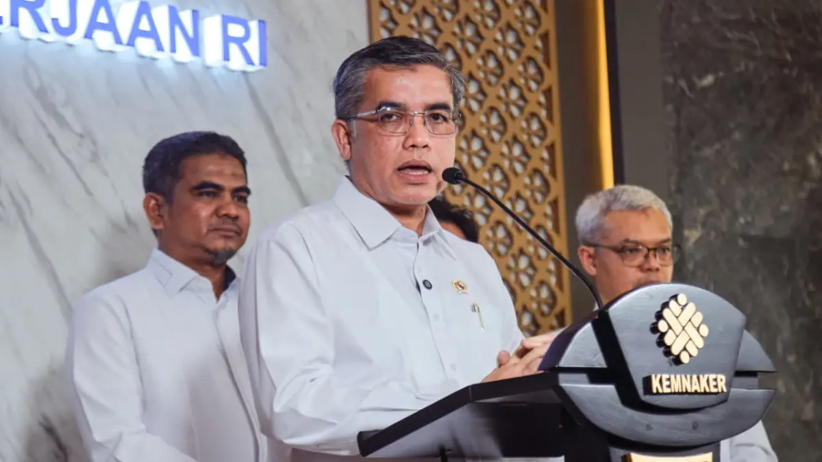 Menteri Ketenagakerjaan (Menaker), Yassierli, resmi mengeluarkan imbauan kepada industri untuk WFH 1 hati dalam sepekan. (Ist/Radar Surabaya Bisnis) 