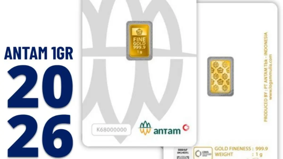 Emas Antam bertahan di Rp2.972.000 per gram, sementara UBS dan Galeri24 belum bergerak sejak akhir pekan.