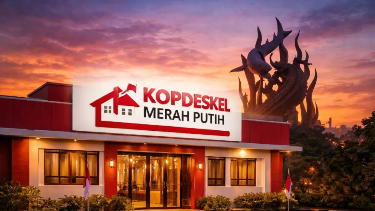 Salah satu persoalan utama pembangunan koperasi merah putih di Surabaya yang dihadapi adalah keterbatasan lahan.