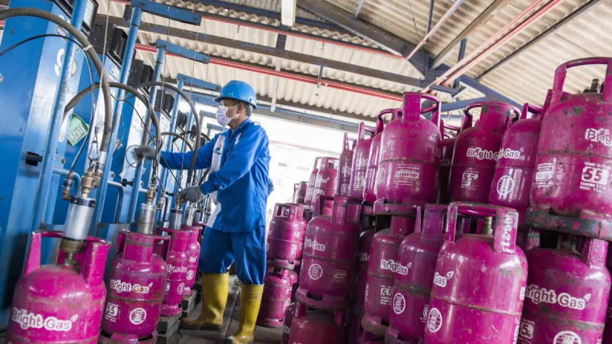 LPG Bright Gas 12 kg resmi naik mengikuti dinamika harga energi global. (ANTARA foto)