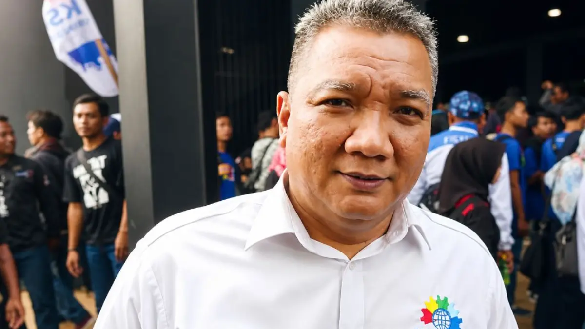 Presiden Asosiasi Serikat Pekerja Indonesia (Aspek) Muhammad Rusdi