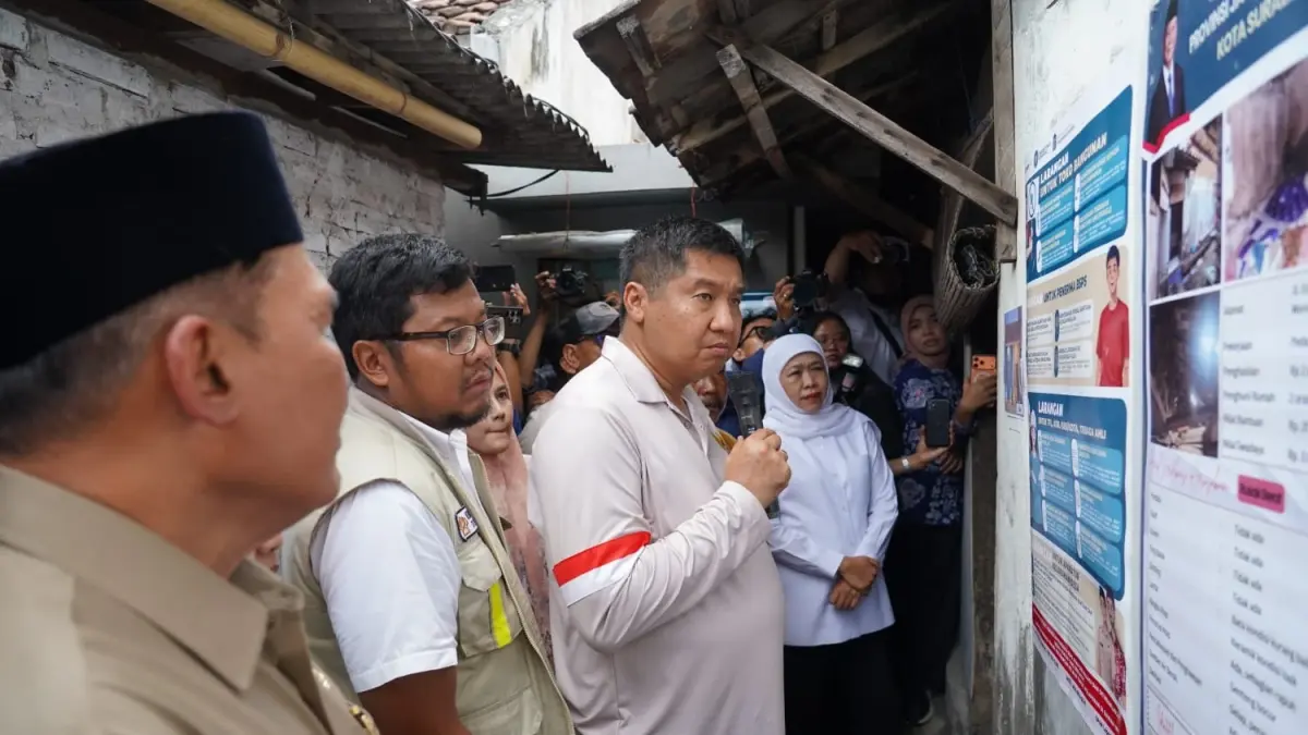 Menteri PKP Maruarar Sirait resmi meluncurkan Program Bedah Rumah (BSPS). (IST/ RADAR SURABAYA BISNIS)