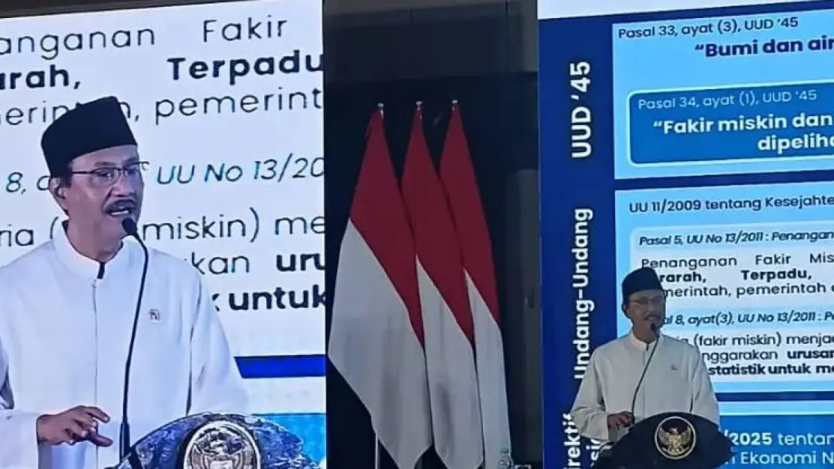 BANTAH: Menteri Sosial (Mensos) Saifullah Yusuf
