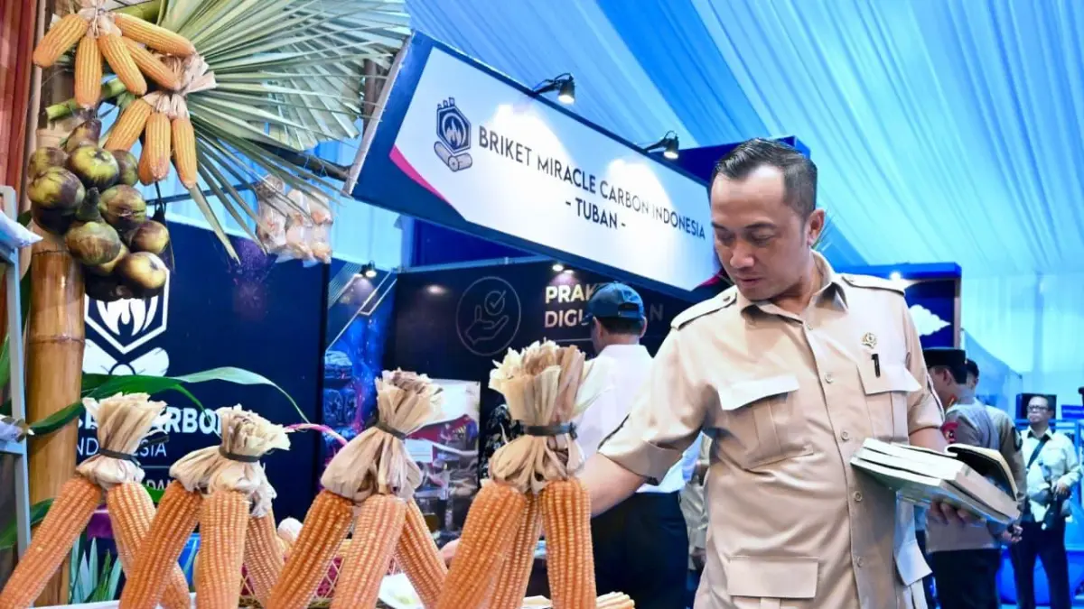 KEDAULATAN PANGAN DAN EKSPOR: Keberhasilan swasembada pangan kini berdampak positif pada iklim bisnis pertanian.