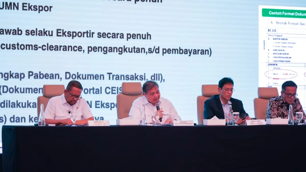 EKSPOR: Pemerintah mulai 1 Juni 2026 menerapkan kebijakan tata kelola ekspor komoditas strategis satu pintu guna memaksimalkan Devisa Hasil Ekspor (DHE). 