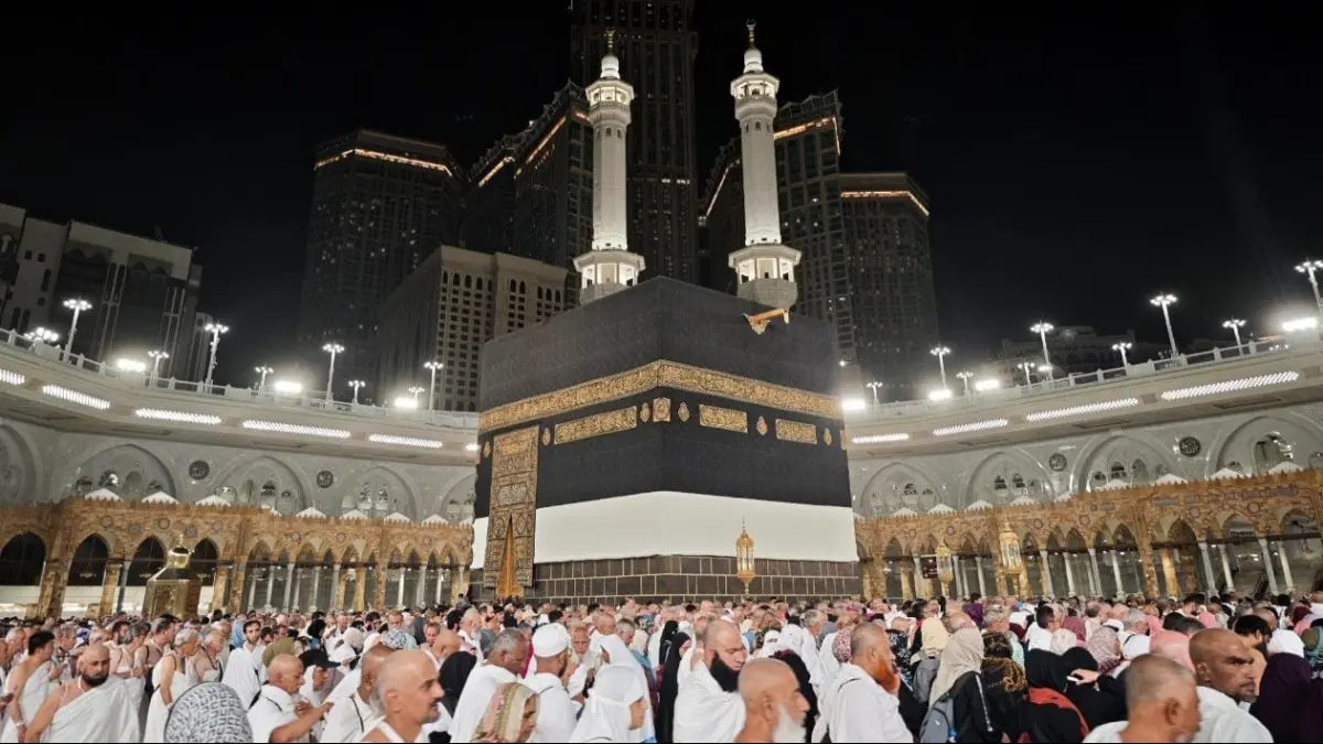 MUSIM UMRAH: Suasana jemaah memadati area Ka