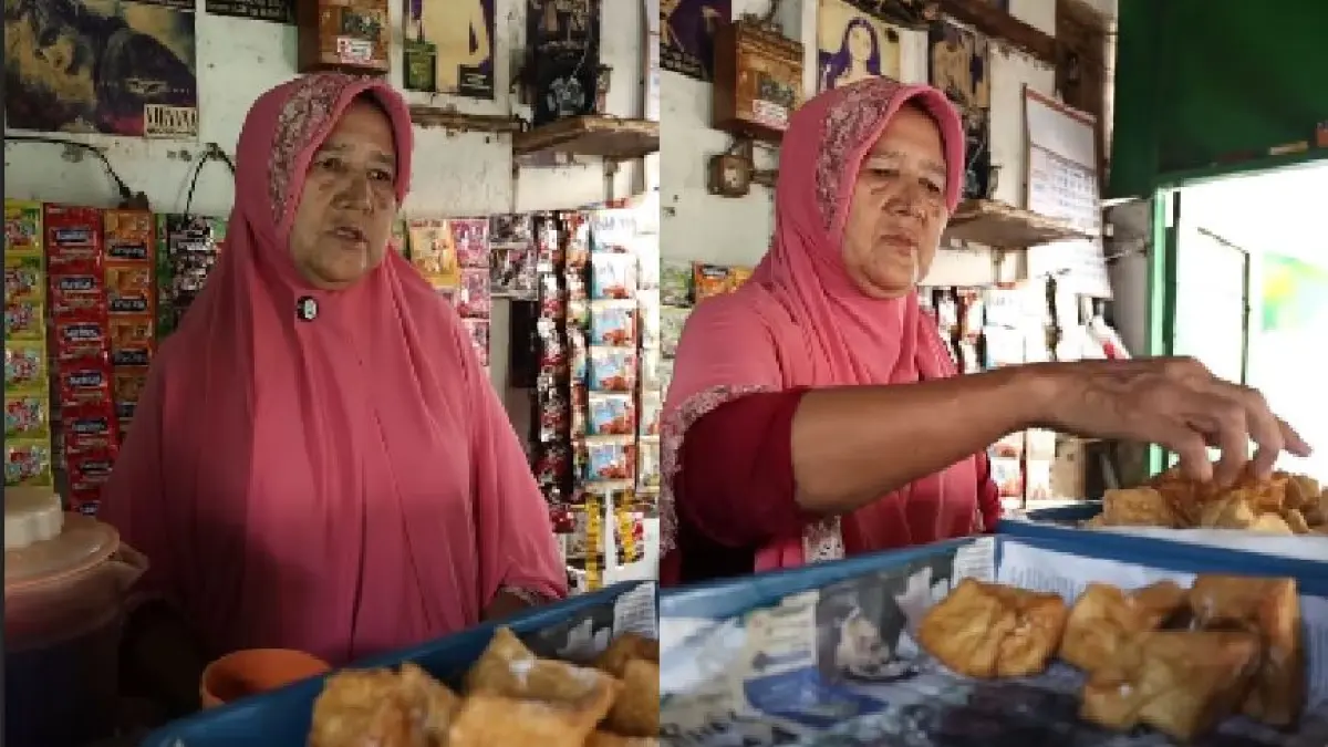 Di usia 68 tahun, Sriatun masih menjaga warung kopi untuk memenuhi kebutuhan hidup. Dinsos Jatim membantu dengan modal usaha Rp3,5 juta.