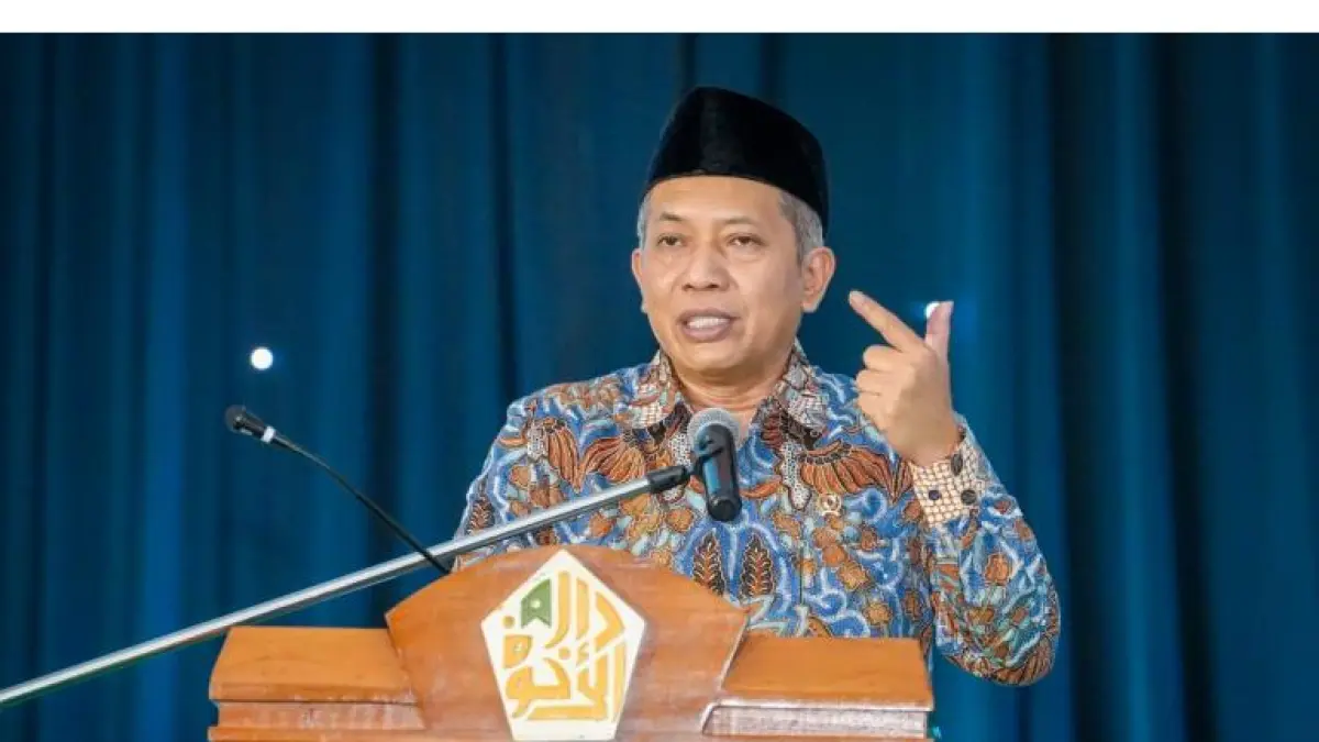 Menkop Ferry Juliantono beri sambutan di Sarasehan Nasional MPDI di Malang, Sabtu (27/6).