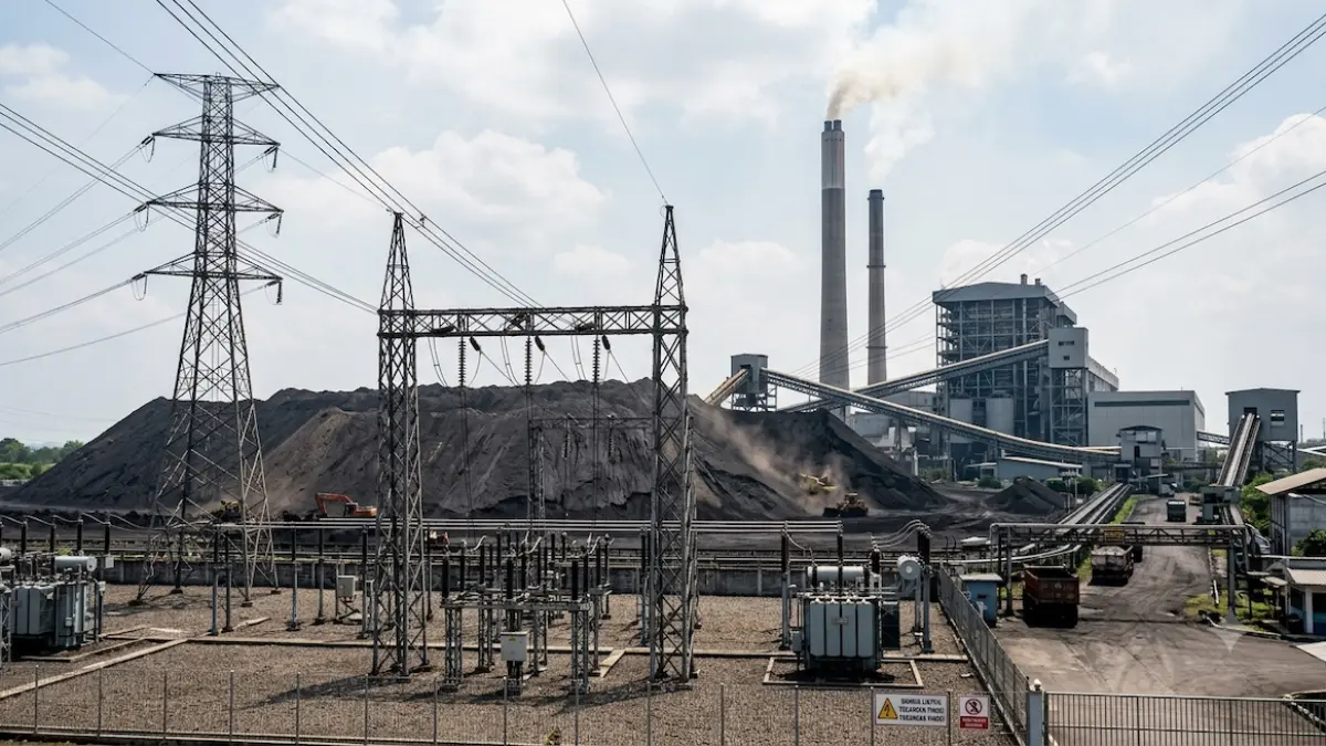 TUMPUKAN BATU BARA: Pemerintah perketat pengawasan DMO amankan pasokan listrik PLN.