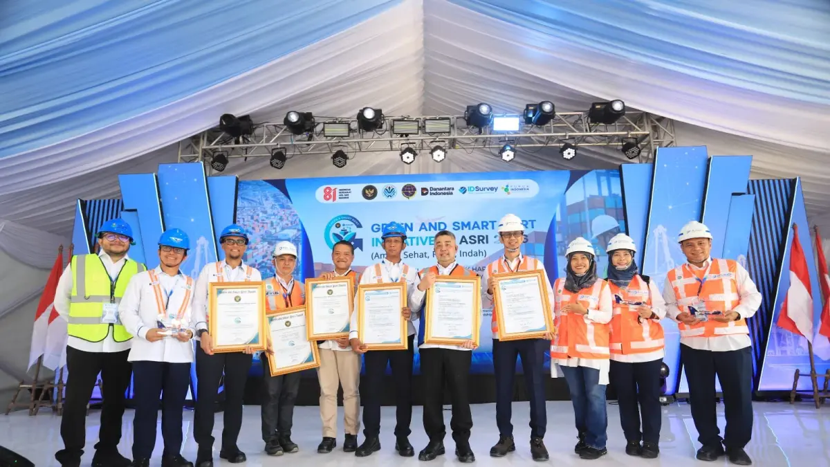 Empat pelabuhan kelolaan Pelindo sukses meraih penghargaan bergengsi Green and Smart Port Initiatives (GSPI) ASRI 2026 di Gresik, Jawa Timur.