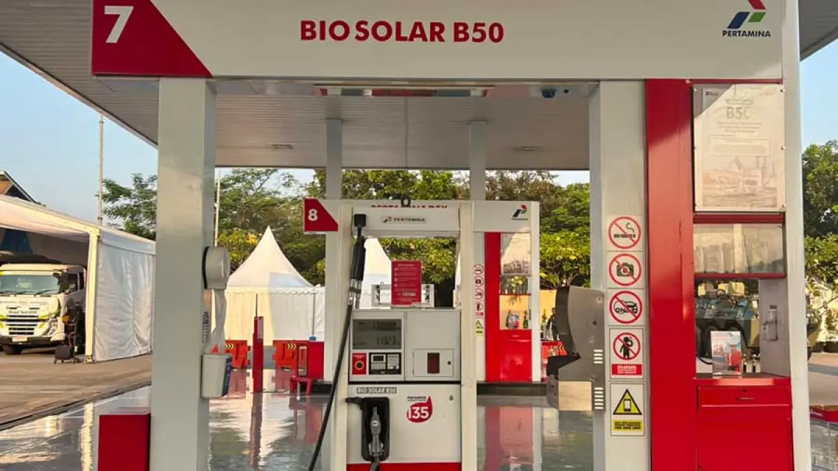 Kementerian ESDM menargetkan seluruh SPBU di Indonesia telah menyalurkan biodiesel 50 persen (B50) pada 1 Oktober 2026.