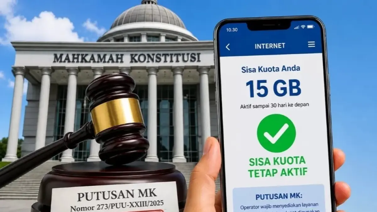 FORMULASI TARIF : MK memutuskan sisa kuota internet tak boleh dihanguskan secara sepihak saat masa aktif habis karena merupakan hak milik konsumen yang bernilai ekonomi. (FOTO : ISTIMEWA)