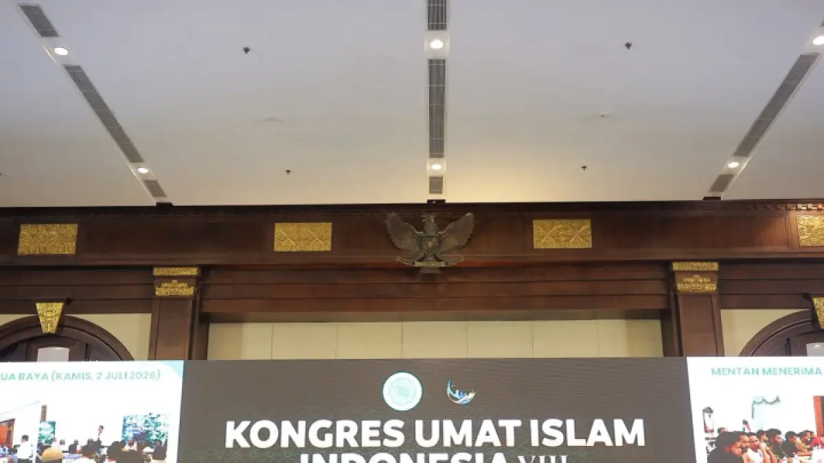 KETAHANAN PANGAN: Mentan Andi Amran Sulaiman hadir di Kongres Umat Islam Indonesia VIII, Jakarta, Minggu (26/7/2026).