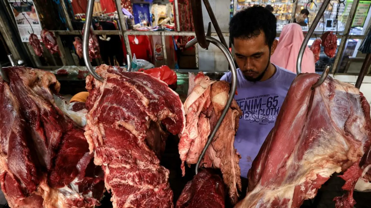 Badan Pusat Statistik (BPS) mencatat harga rata-rata nasional daging sapi pada minggu pertama Agustus 2026 mencapai Rp143.737 per kilogram.