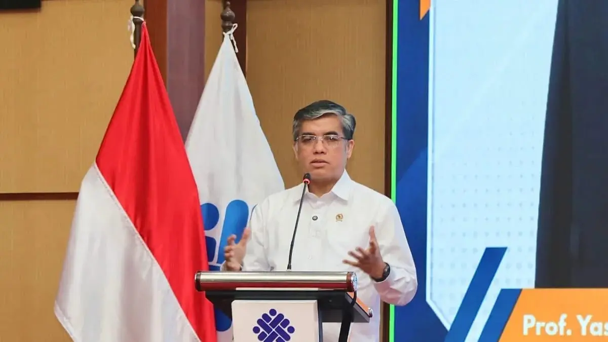 Menaker Yassierli mendorong talenta muda ciptakan startup inovatif lewat Talent & Innovation Development Program (TIDP) Kemnaker di Jakarta, Jumat (14/8/2026).