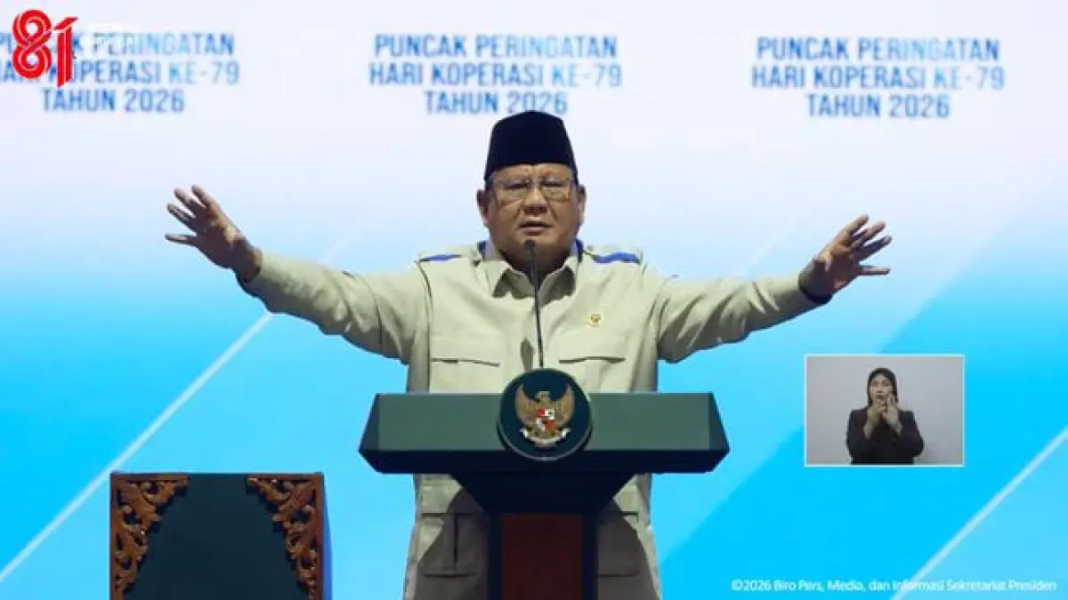 Presiden Prabowo Subianto meresmikan groundbreaking PLTS 100 GWp di Gilimanuk, Bali, Selasa (25/8/2026).