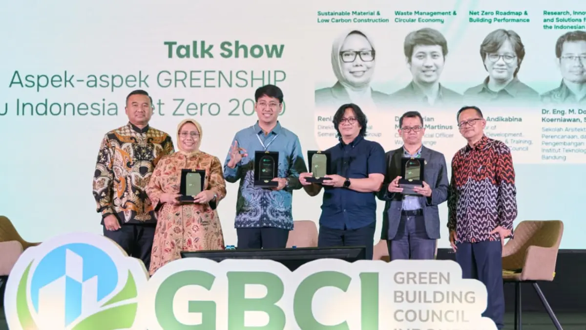 Melalui kolaborasi bersama Green Building Council Indonesia (GBCI), SIG hadir di Indonesia Green Building Festival 2026 yang digelar di 5 kota besar. (Foto : Ist/Radar Surabaya Bisnis) 