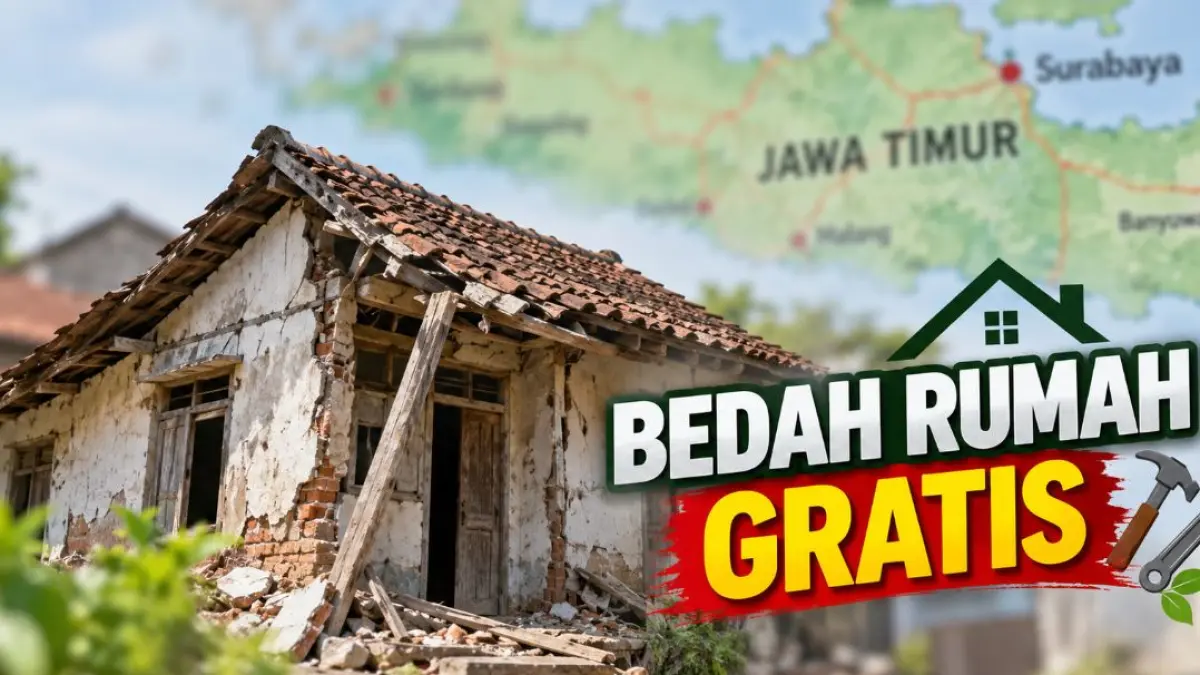 Berdasarkan data per 14 September 2026, BSPS yang bersumber dari APBN dialokasikan untuk 35.344 unit rumah di Jawa Timur.