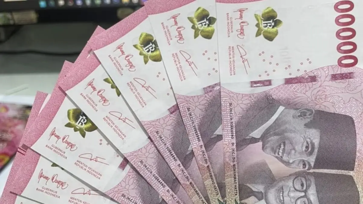 ILUSTRASI: Uang Rp100.000 tahun cetak 2026 bertanda tangan Purbaya Yudhi Sadewa dan Perry Warjiyo.