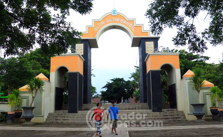 IKON: Alun-alun Bangil jadi pusat kota. (M Zubaidillah/ Radar Pasuruan)