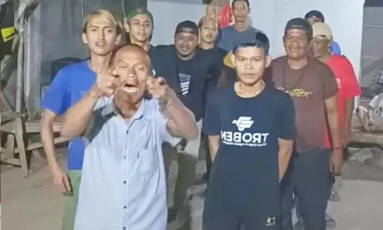 Konten kreator Gunawan Sadbor diamankan oleh Polres Sukabumi, Jawa Barat. (TikTok sadbor86)