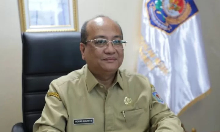 Plh. Dirjen Bina Keuda Kemendagri Horas Maurits Panjaitan dalam sambutannya secara virtual pada Rapat Koordinasi Nasional (Rakornas) Pendapatan Daerah Tahun 2024 di Malang. (ANTARA/Puspen Kemendagri)